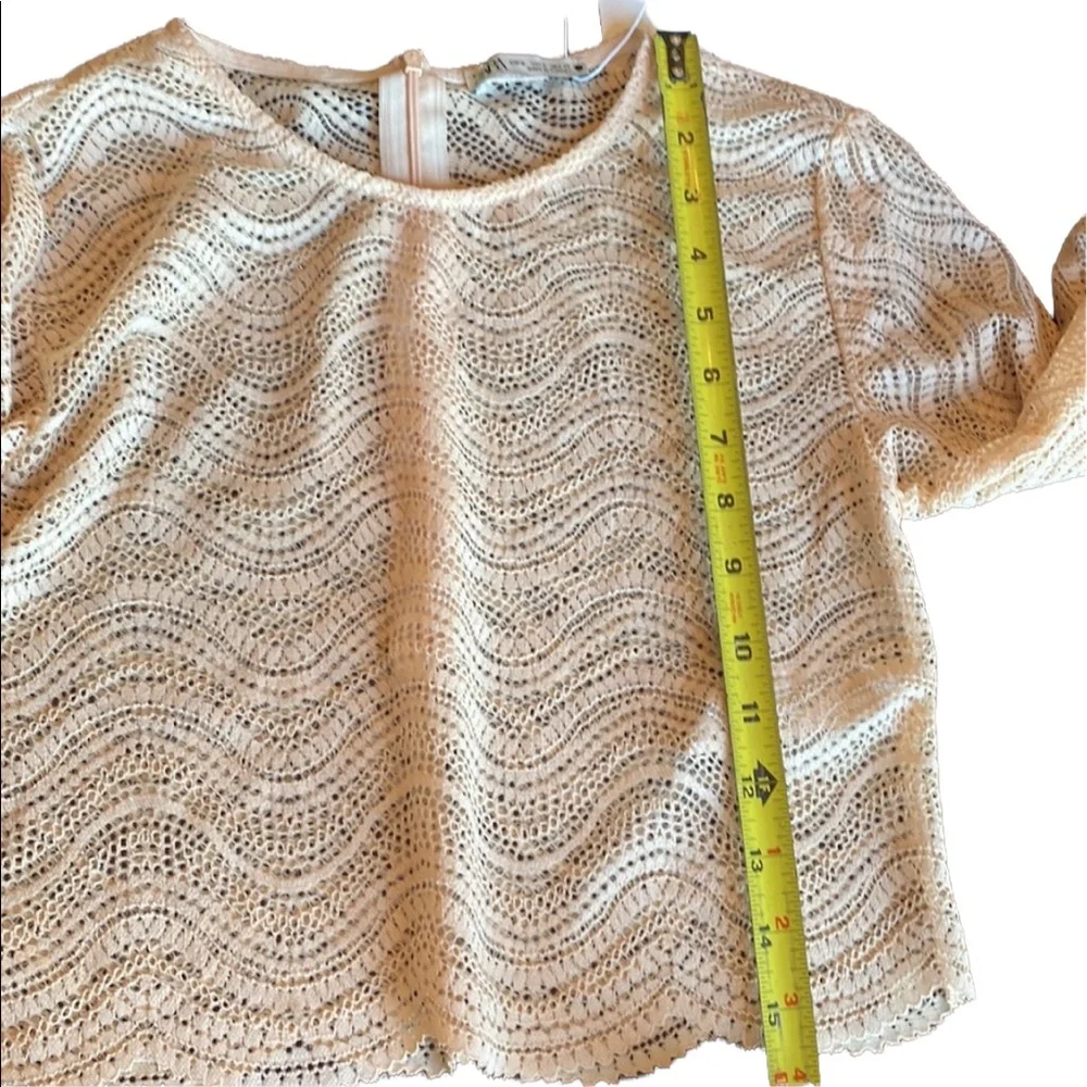 Zara lace crop
